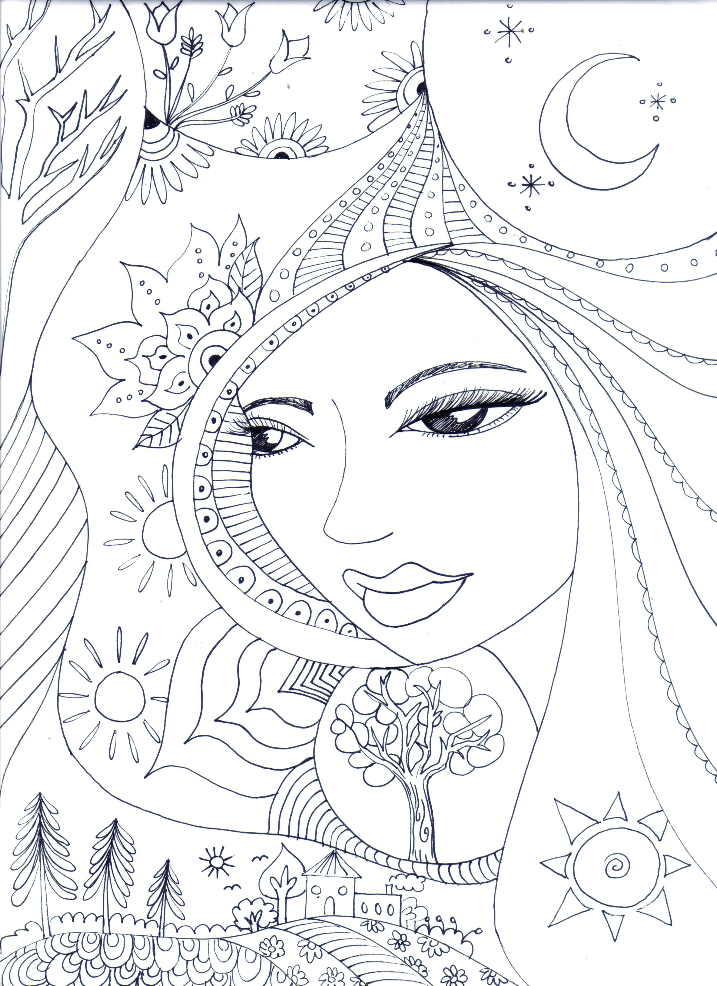 Free Online Coloring Books
 Free Coloring Pages for Adults