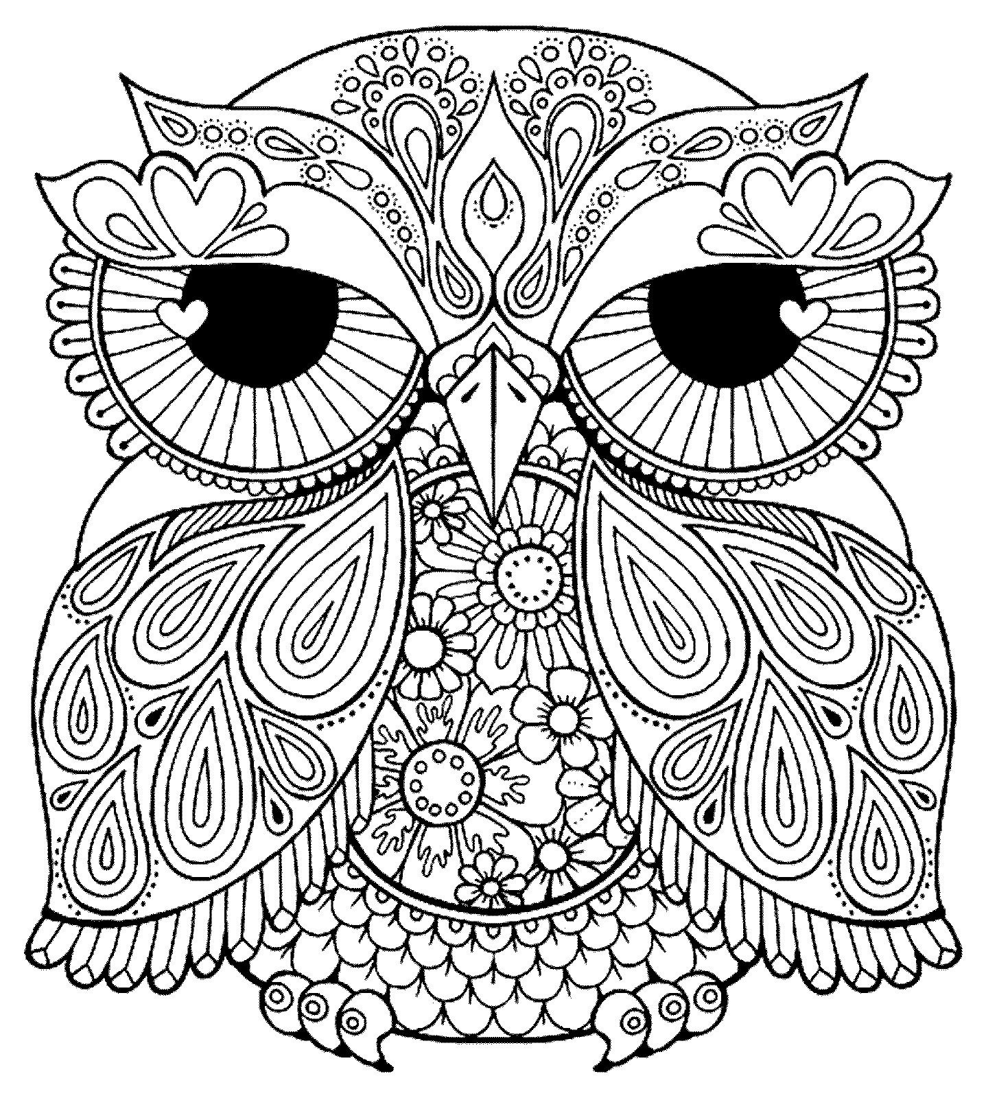 Free Owl Coloring Pages For Adults
 Owl Mandala Coloring Pages Gallery Free Coloring Books
