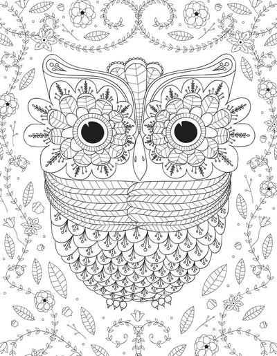 Free Owl Coloring Pages For Adults
 OWL Coloring Pages for Adults Free Detailed Owl Coloring