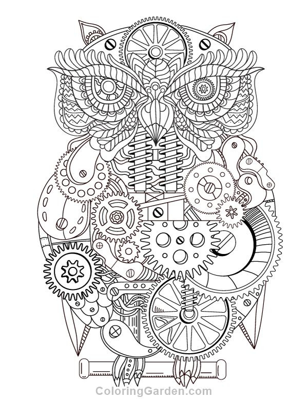 Free Owl Coloring Pages For Adults
 Adult Coloring Pages Free To Print Owls The Color Panda