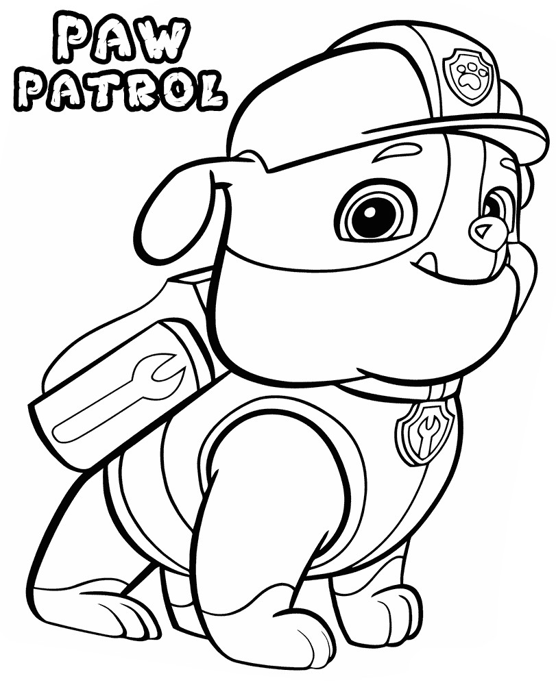 Free Paw Patrol Coloring Pages
 Paw patrol coloring pages