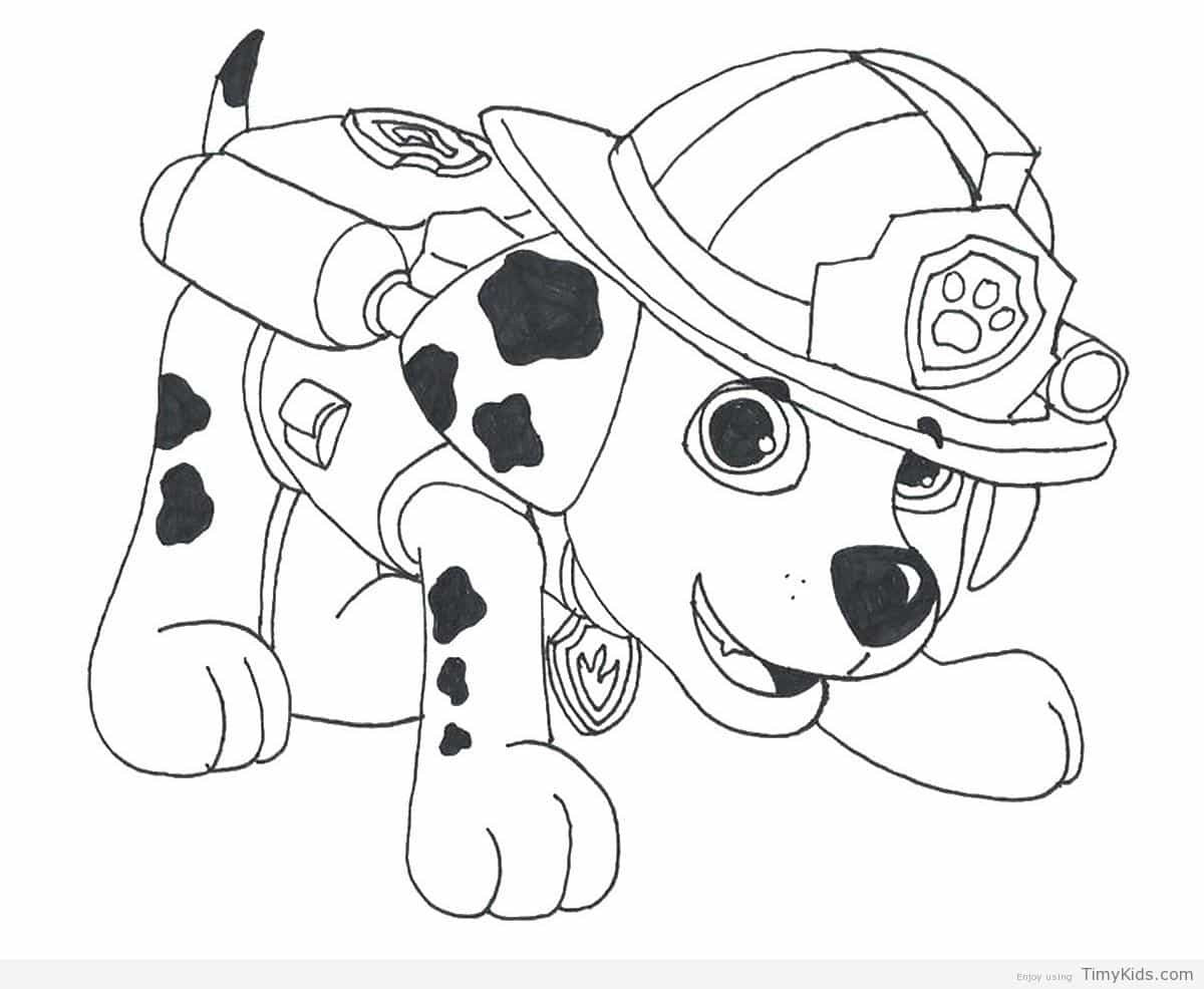 Free Paw Patrol Coloring Pages
 Paw patrol coloring pages