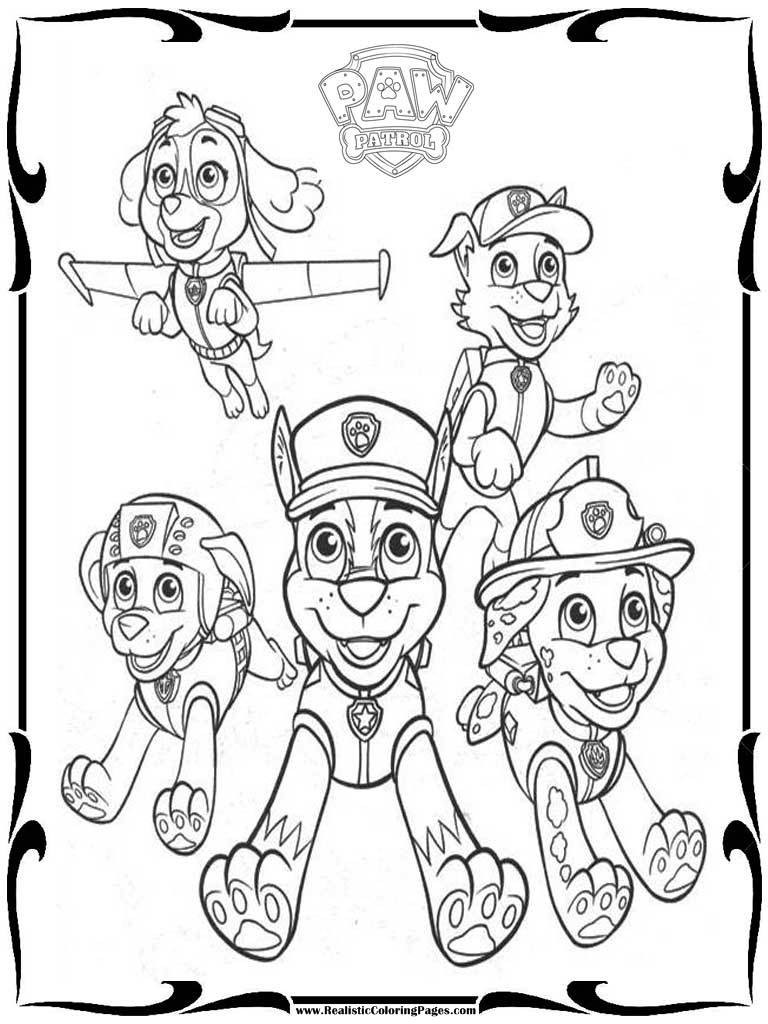 Free Paw Patrol Coloring Pages
 Paw Patrol Coloring Pages Printable Coloring Home