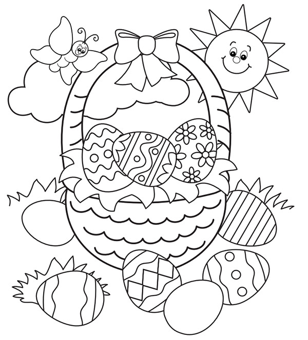 Free Preschool Coloring Sheets Easter
 Free Easter Colouring Pages – The Organised Housewife