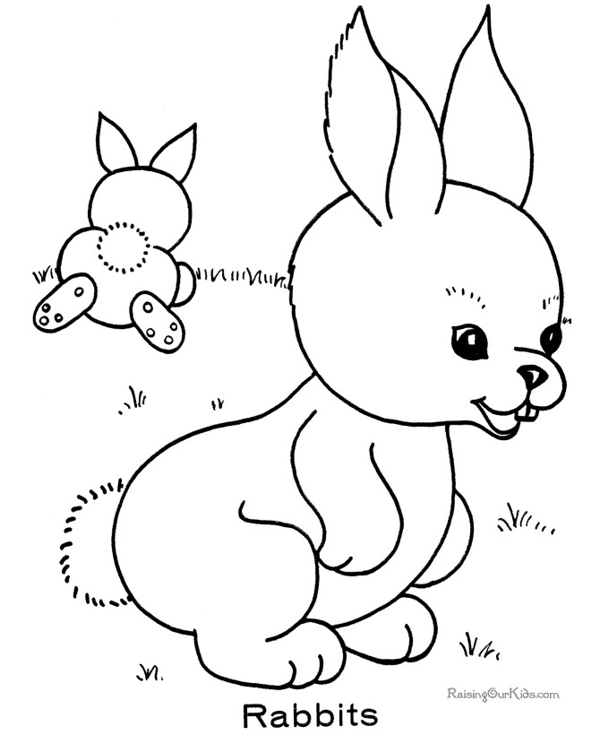 Free Preschool Coloring Sheets Easter
 Kindergarten Easter Coloring Pages