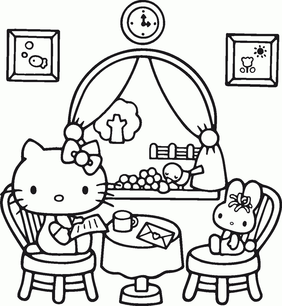 Free Preschool Coloring Sheets
 Free Colouring Pages For Kindergarten Go To School 1