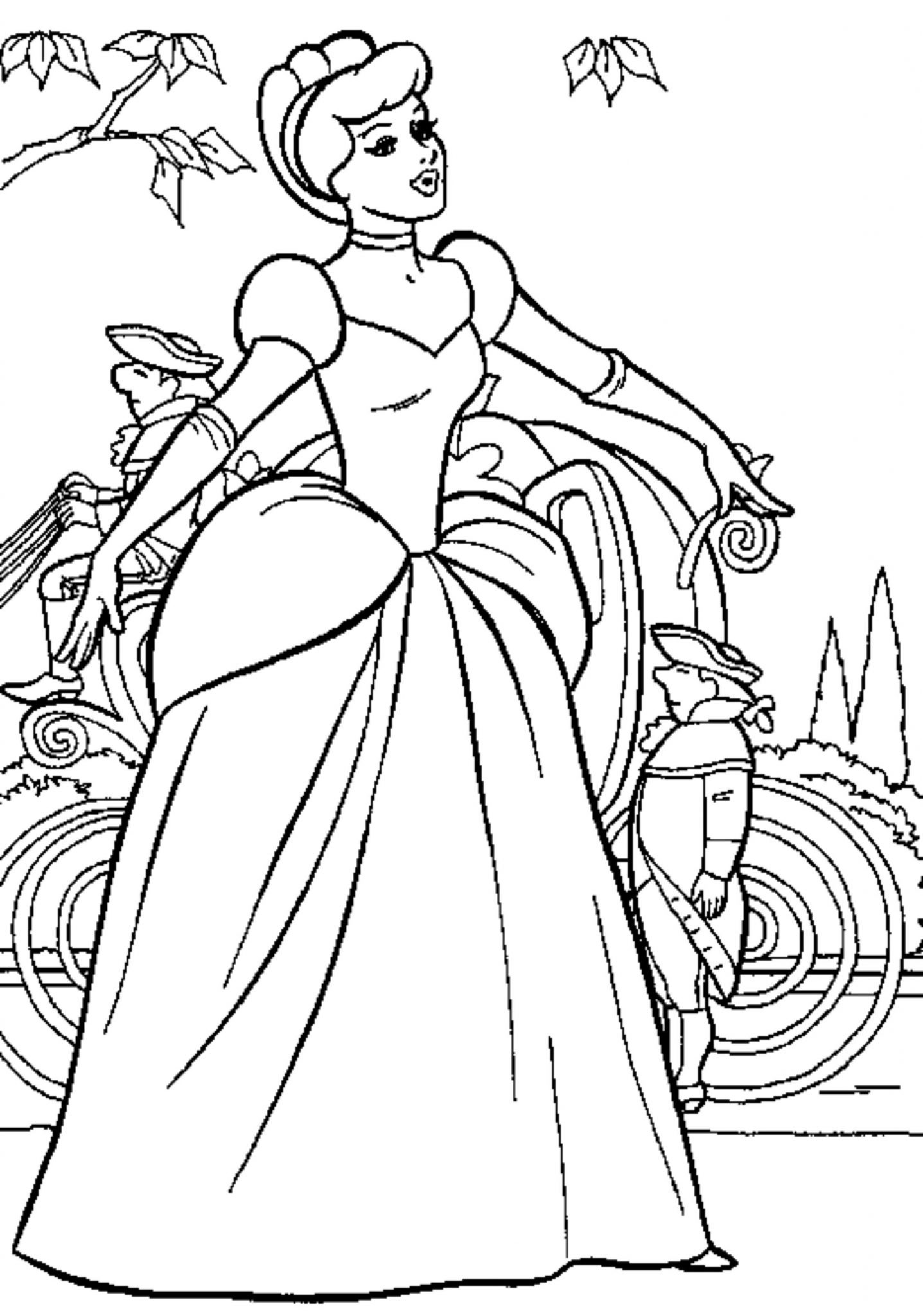Free Princess Coloring Pages
 Print & Download Princess Coloring Pages Support The