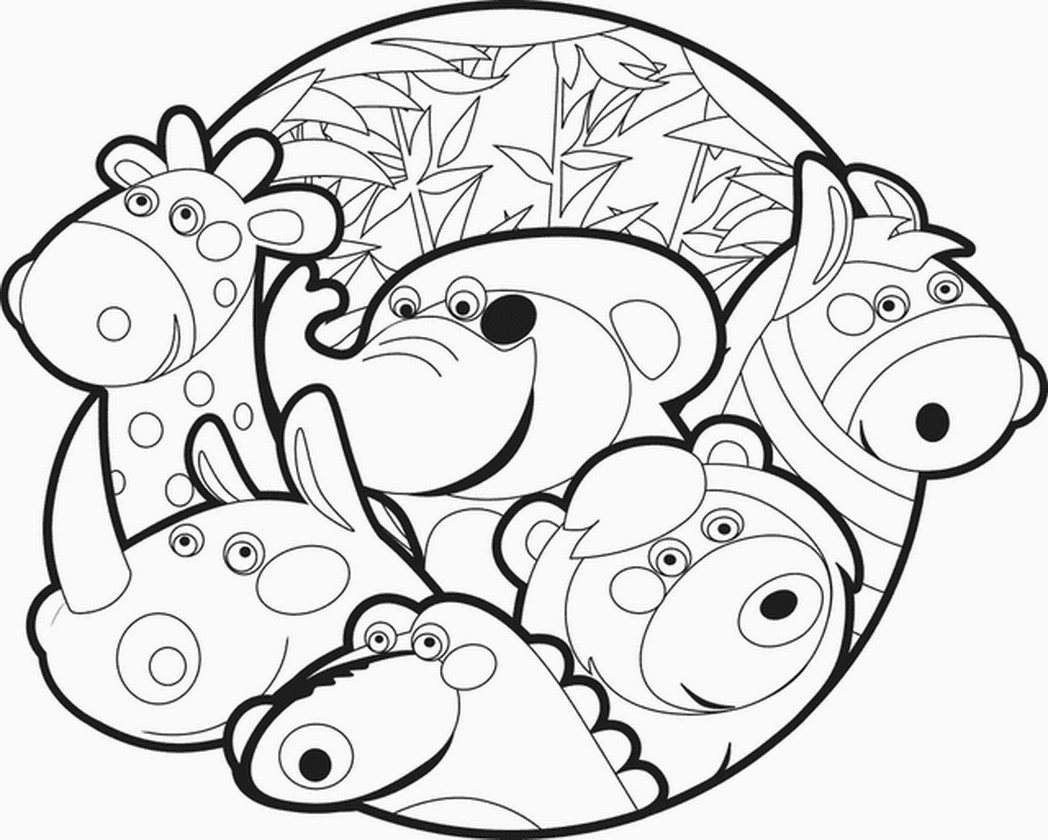 Free Printable Animal Coloring Pages
 Zebra Coloring Page