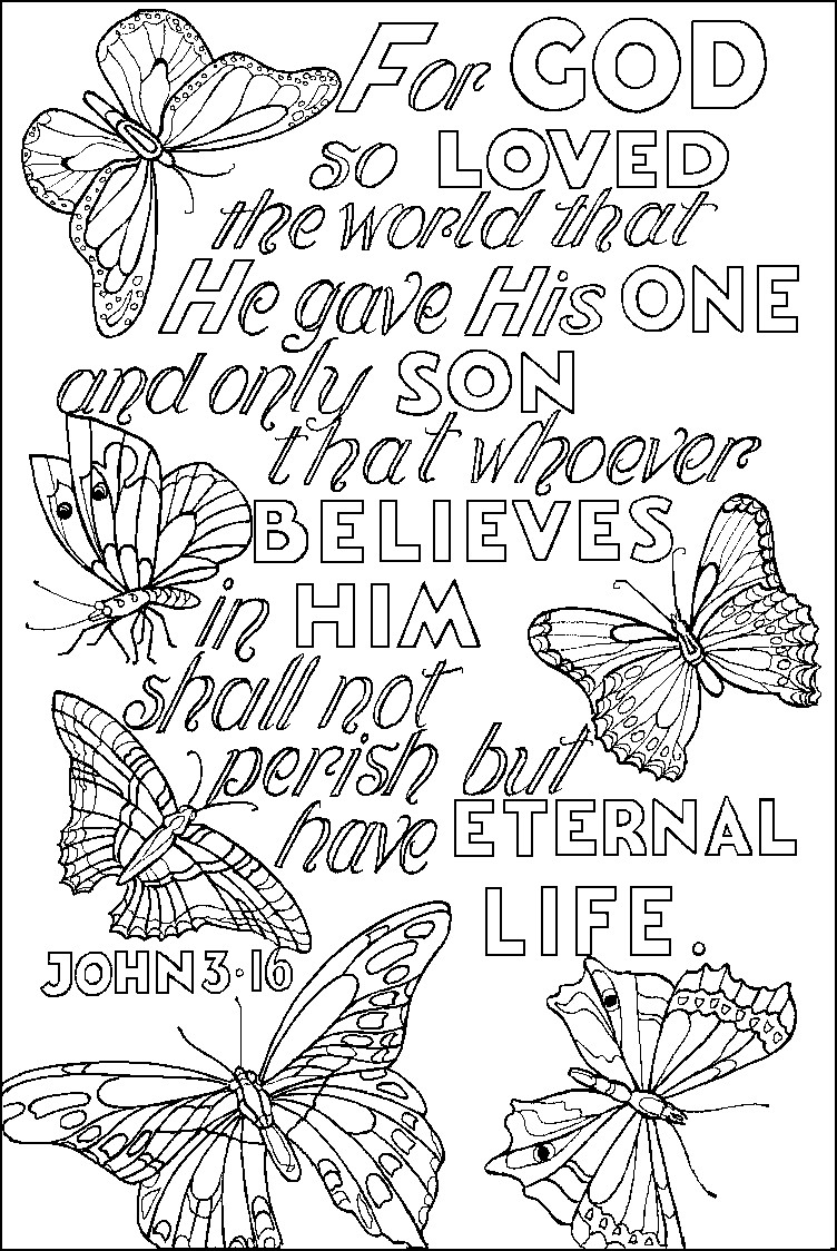 Free Printable Bible Coloring Pages With Scriptures
 Top 10 Free Printable Bible Verse Coloring Pages line