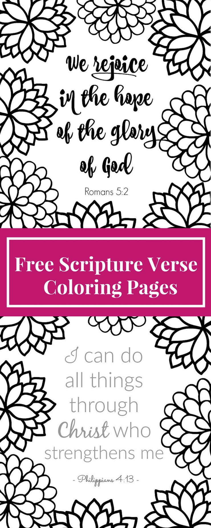 Free Printable Bible Coloring Pages With Scriptures
 Free Printable Scripture Verse Coloring Pages What Mommy