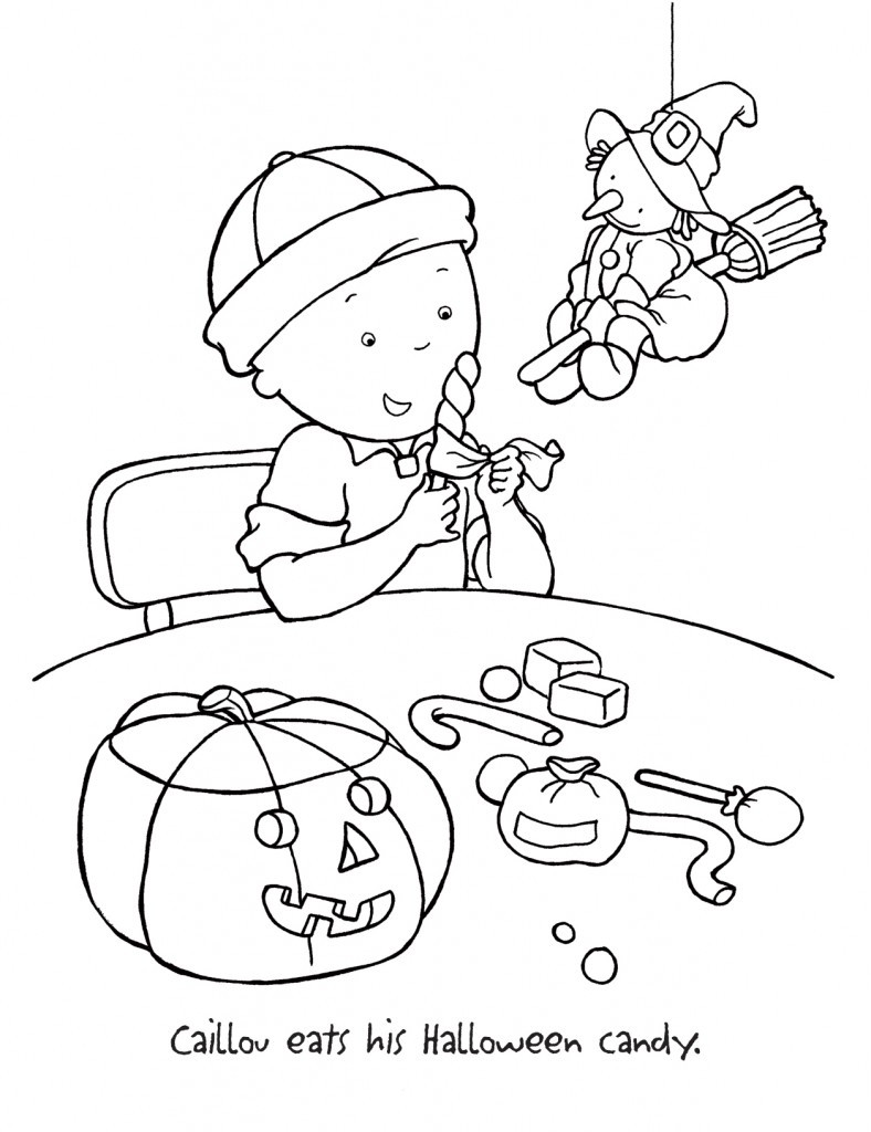 Free Printable Coloring Books For Toddlers
 Free Printable Caillou Coloring Pages For Kids