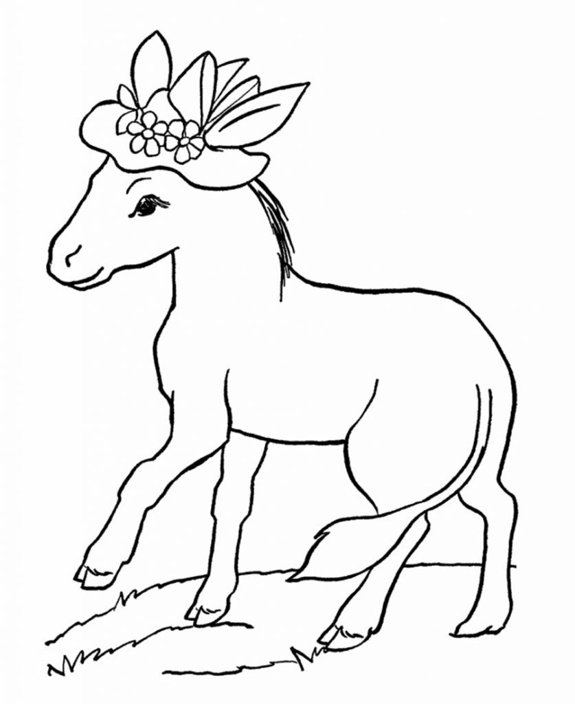 Best ideas about Free Printable Coloring Pages Animals
. Save or Pin Free Printable Donkey Coloring Pages For Kids Now.