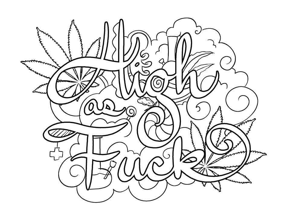 Free Printable Coloring Pages For Adults Only Swear Words
 Pin by Tamie White on Swear Words Adult Coloring Pages