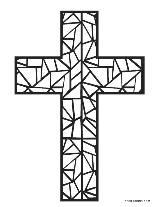 Free Printable Coloring Pages Of Crosses
 Free Printable Cross Coloring Pages For Kids
