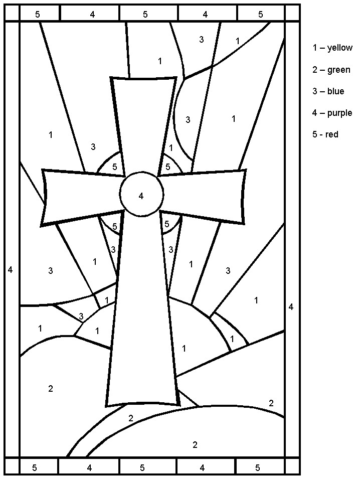 Free Printable Coloring Pages Of Crosses
 Cross Coloring Pages To Print Coloring Home