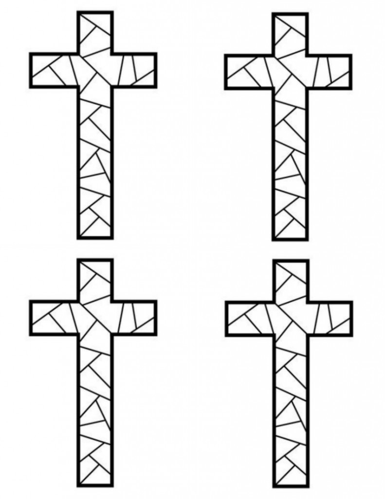Free Printable Coloring Pages Of Crosses
 Free Printable Cross Coloring Pages