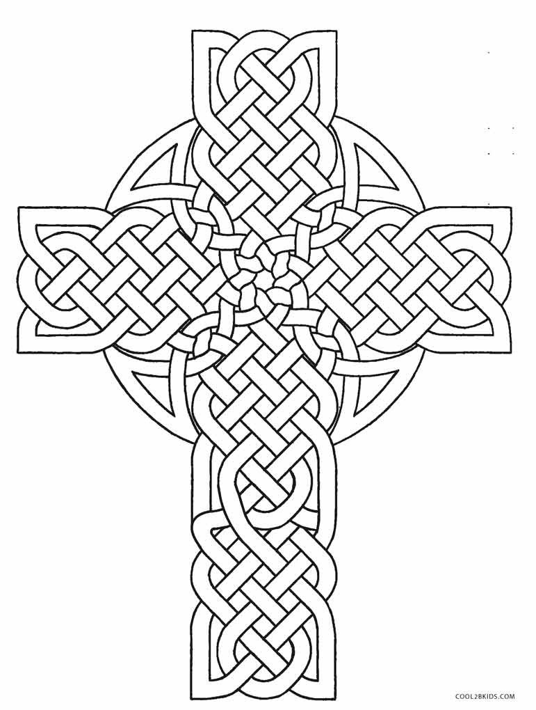 Free Printable Coloring Pages Of Crosses
 Free Printable Cross Coloring Pages For Kids