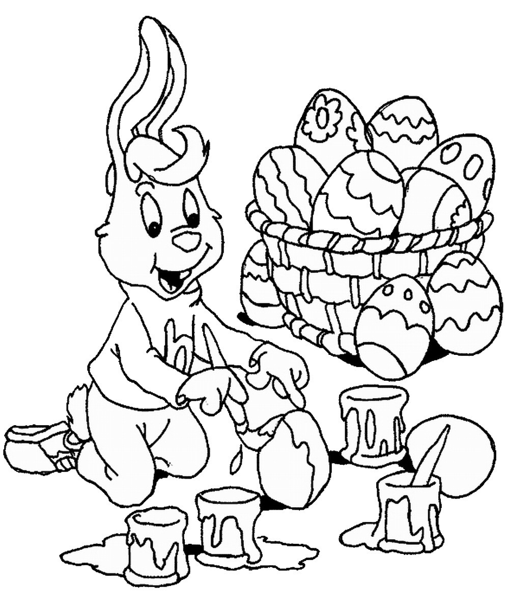 Free Printable Coloring Sheets Easter
 Easter Coloring Pages