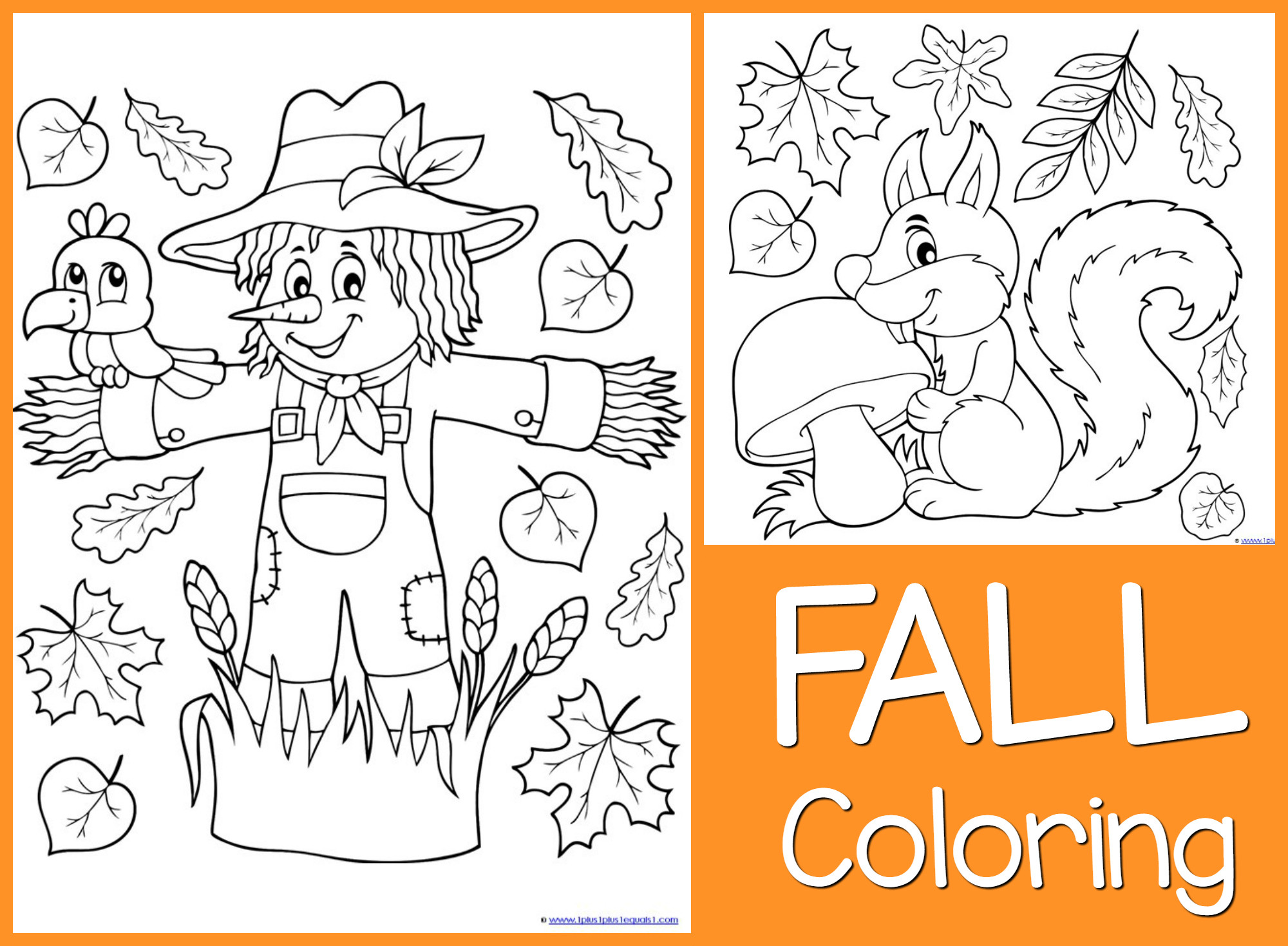 Free Printable Coloring Sheets Fall
 Just Color Free Coloring Printables