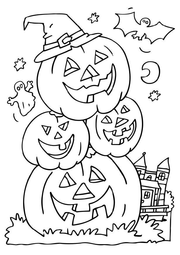 Free Printable Coloring Sheets For Adults Halloween
 Free Printable Halloween Coloring Pages For Kids