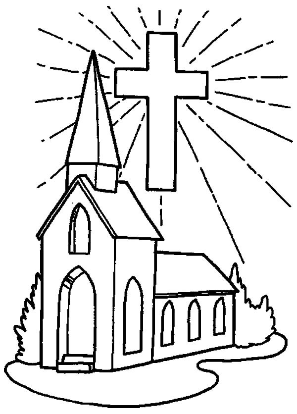 Free Printable Coloring Sheets For Church
 Churches Free Colouring Pages