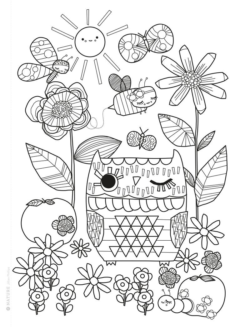 Free Printable Coloring Sheets For
 Mollie Makes Free Printable Coloring Sheet