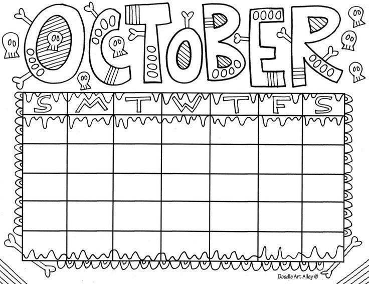 Free Printable Coloring Sheets For October
 october Coloring page Preschool Crafts