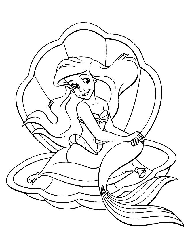 Free Printable Coloring Sheets Mermaids
 coloring pages disney princesses belle