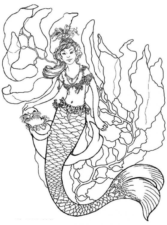Free Printable Coloring Sheets Mermaids
 Free Printable Mermaid Coloring Pages For Kids