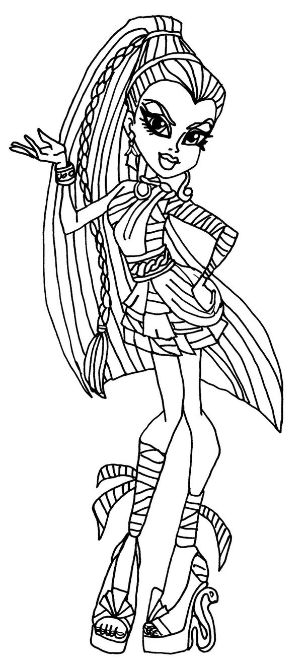 Free Printable Coloring Sheets Monster High
 Free Printable Monster High Coloring Pages for Kids