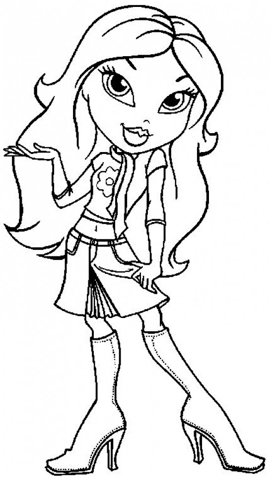 Free Printable Coloring Sheets Of Cleopatra
 Get This Bratz Coloring Pages Girls Printable 538cm
