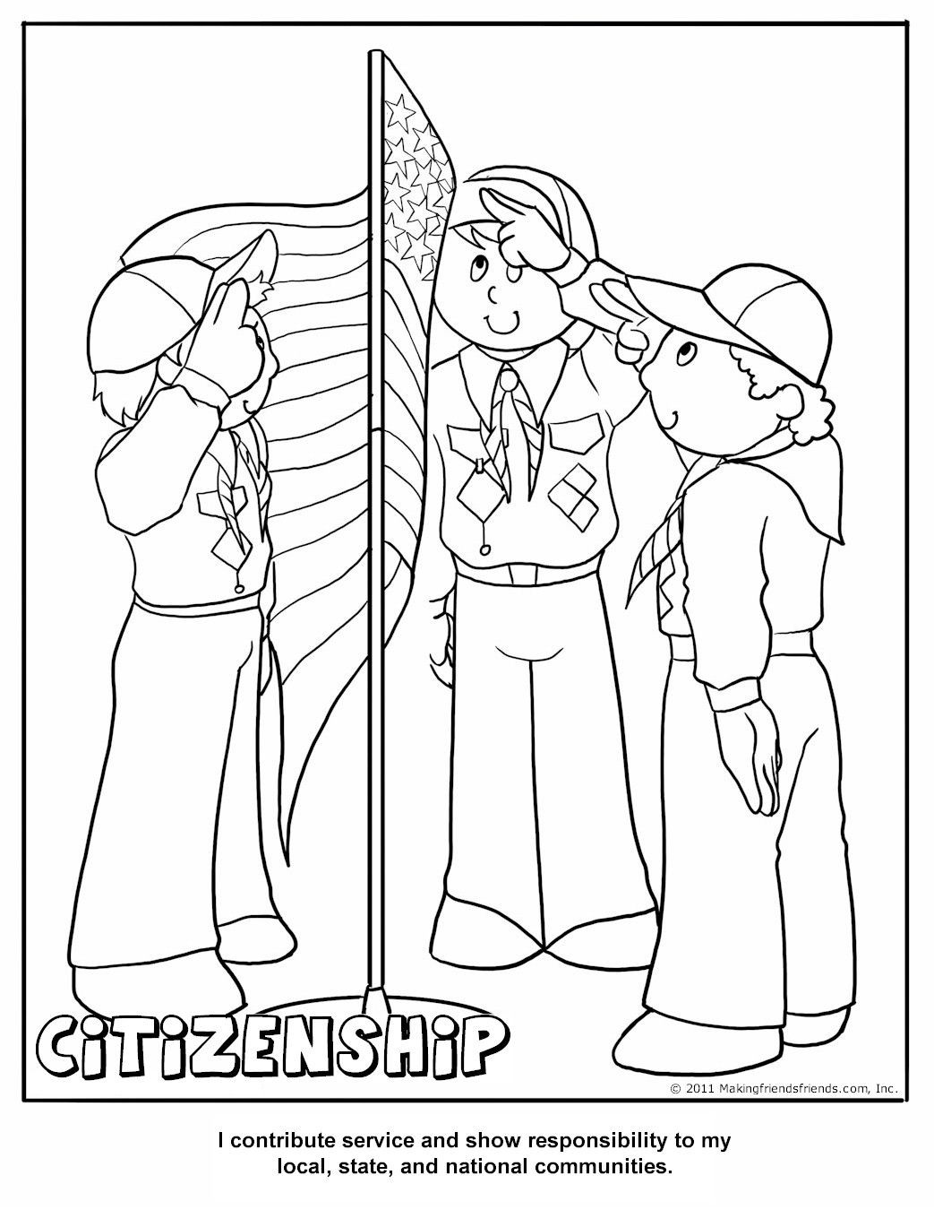 Best ideas about Free Printable Coloring Sheets On Being A Good Citizen
. Save or Pin Printable Citizenship Coloring Page Now.