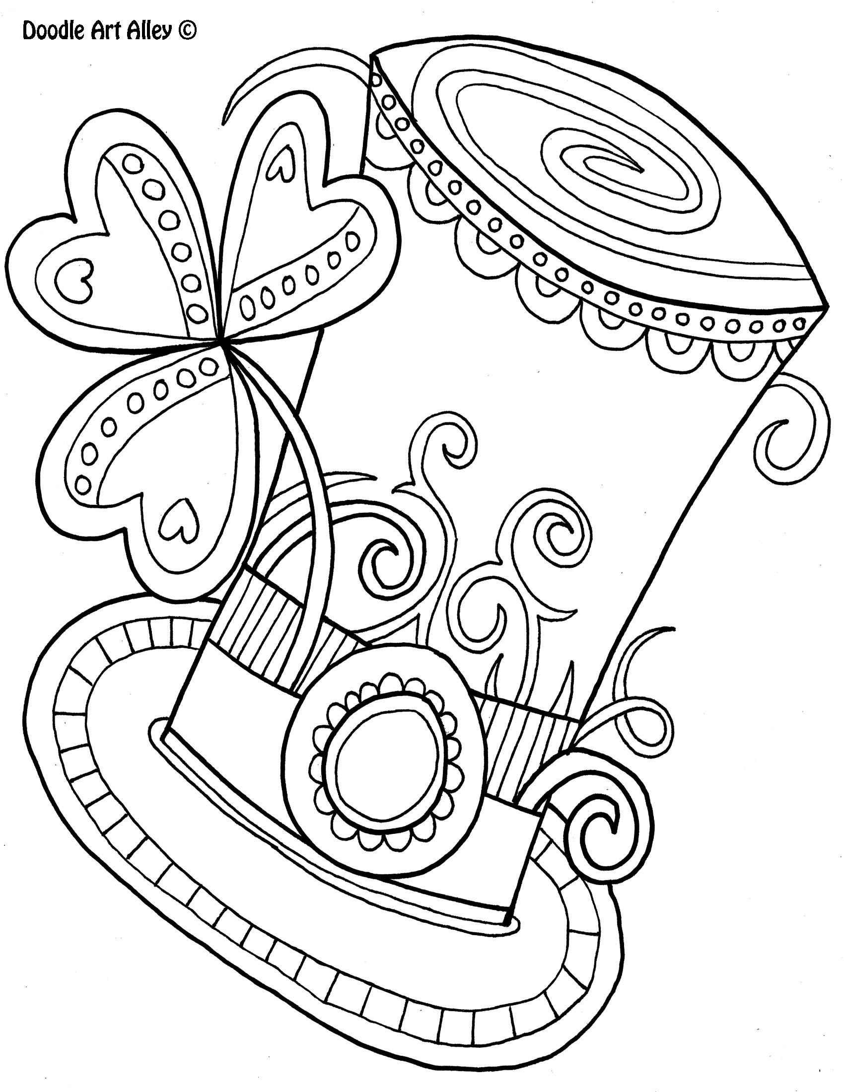 Free Printable Coloring Sheets On St. Patrick'S Day
 Beautiful St Patricks Day Coloring Pages for Kids