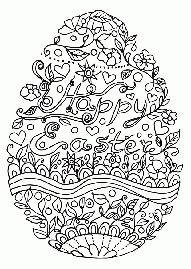 Free Printable Coloring Sheets Spring For Adults
 Easter Coloring Pages for Adults Best Coloring Pages For