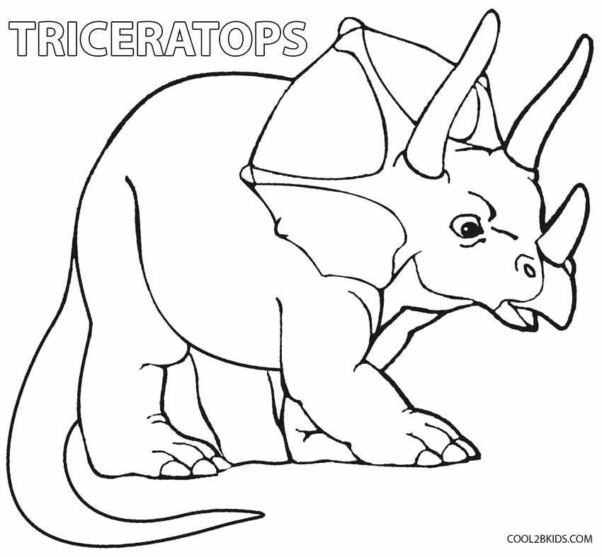 Free Printable Dinosaur Coloring Pages
 Printable Dinosaur Coloring Pages For Kids