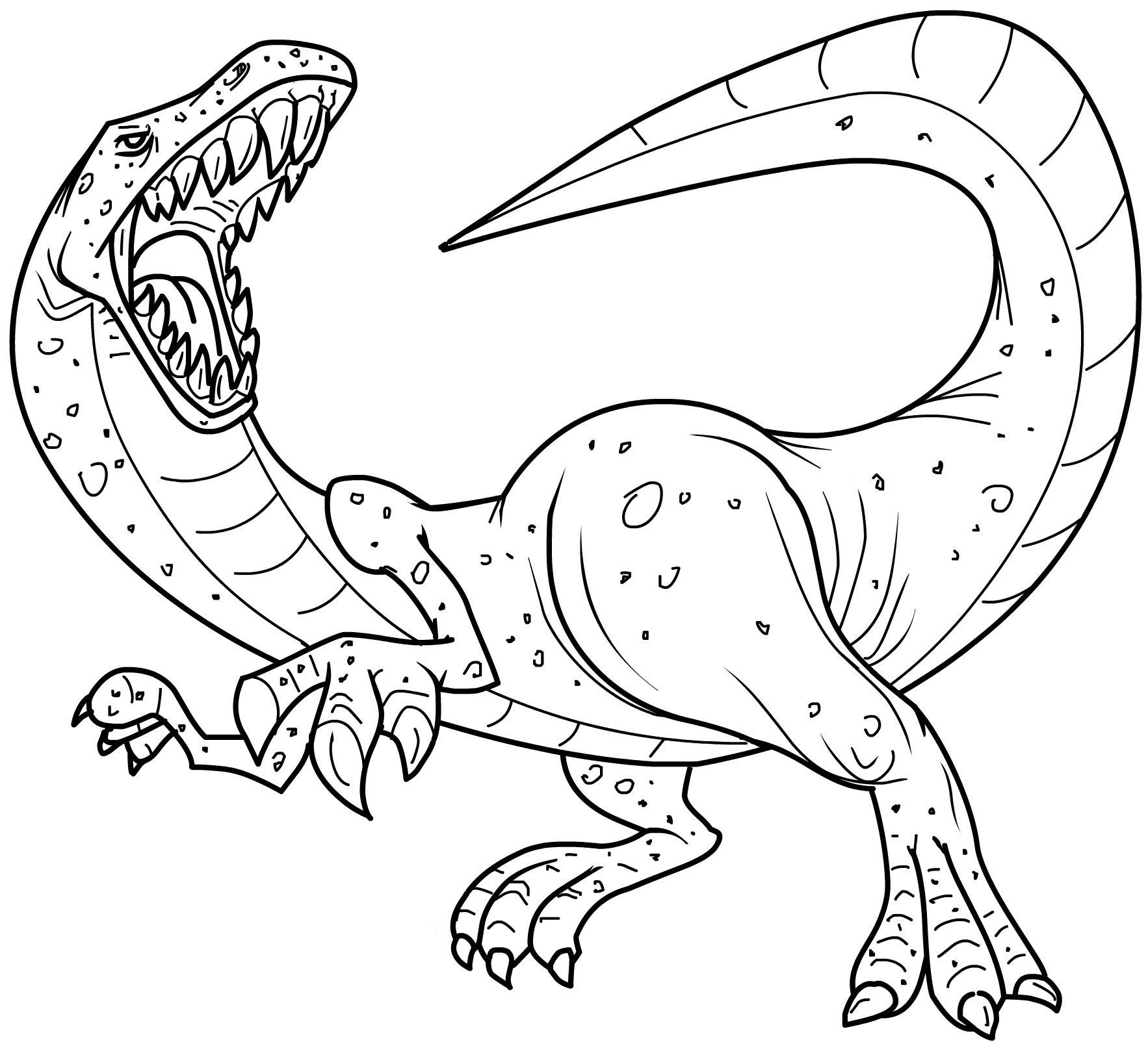 Free Printable Dinosaur Coloring Pages
 Free Printable Dinosaur Coloring Pages For Kids