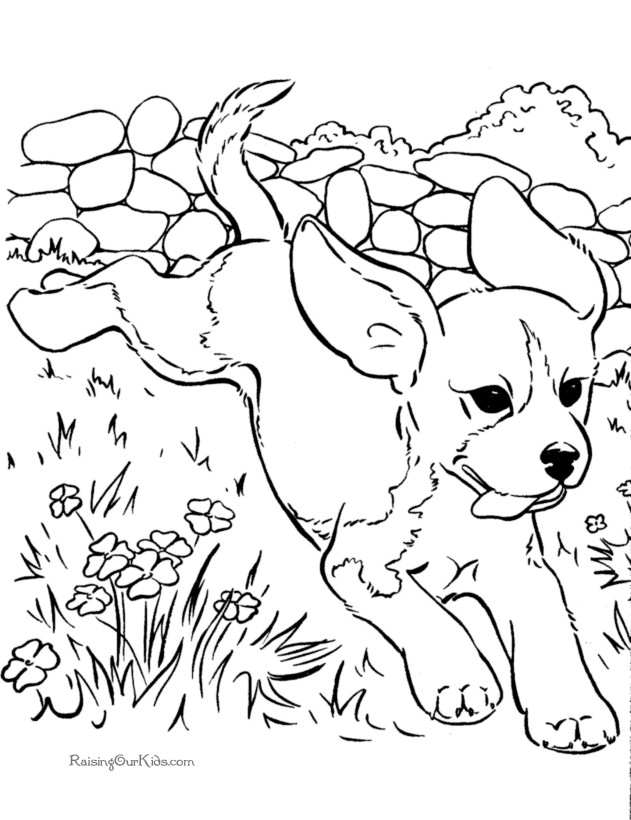Free Printable Dog Coloring Pages
 free printable coloring pages dogs 2015