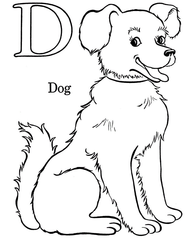 Free Printable Dog Coloring Pages
 Free Printable Dog Coloring Pages For Kids