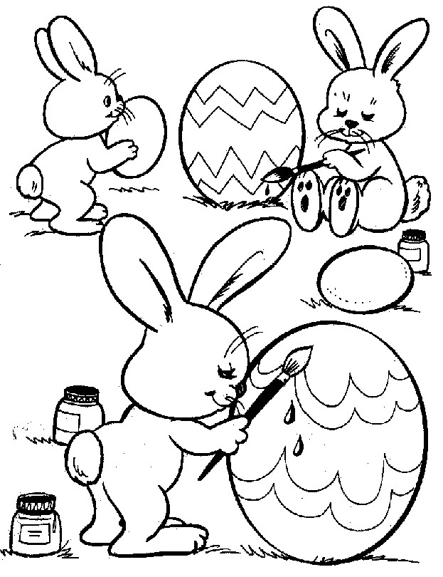 Free Printable Easter Coloring Sheets For Kids
 transmissionpress Easter Coloring Pages Free Easter