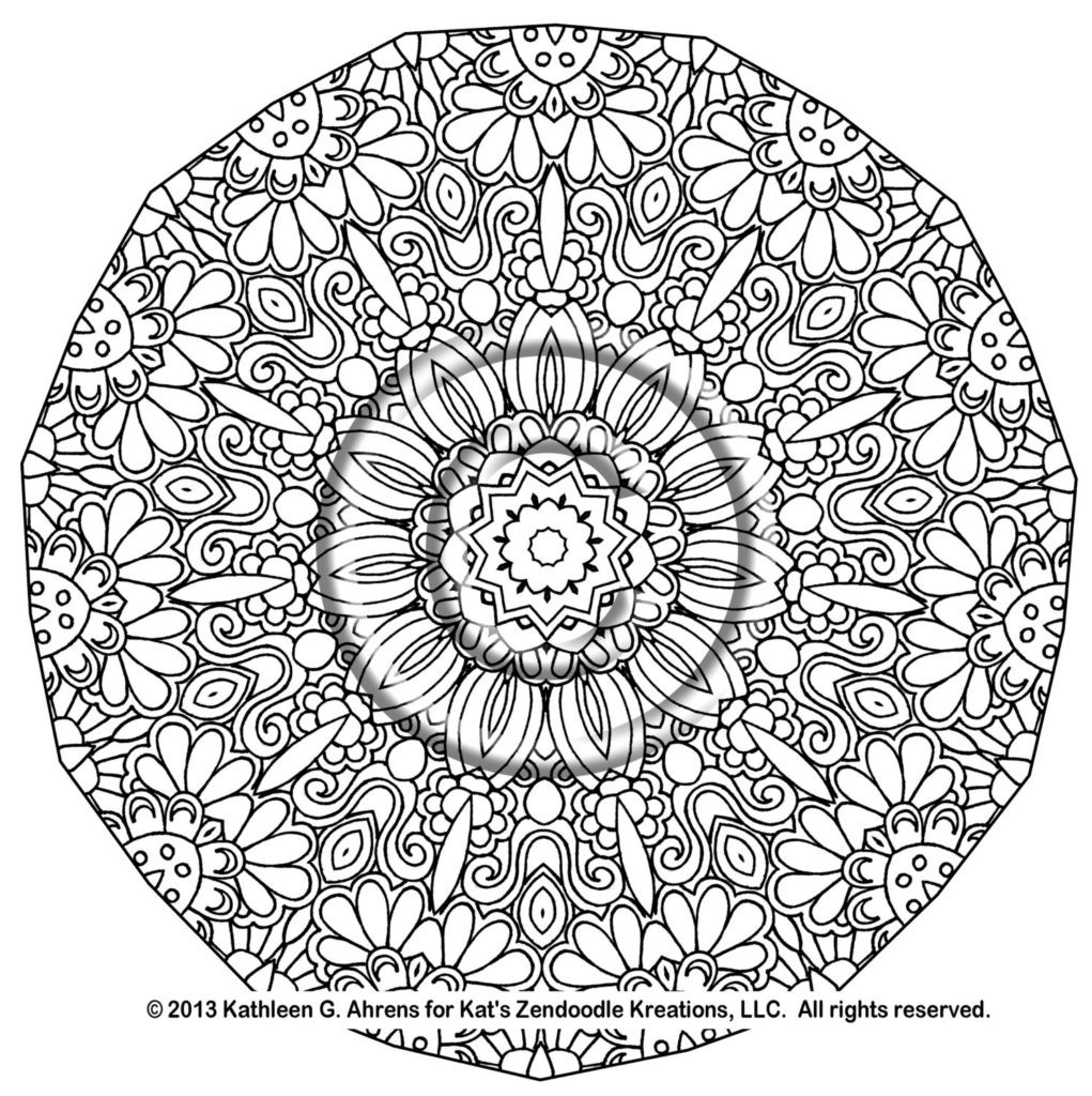 Free Printable Mandala Coloring Pages For Adults
 Printable plex Mandala Coloring Pages Printable 360