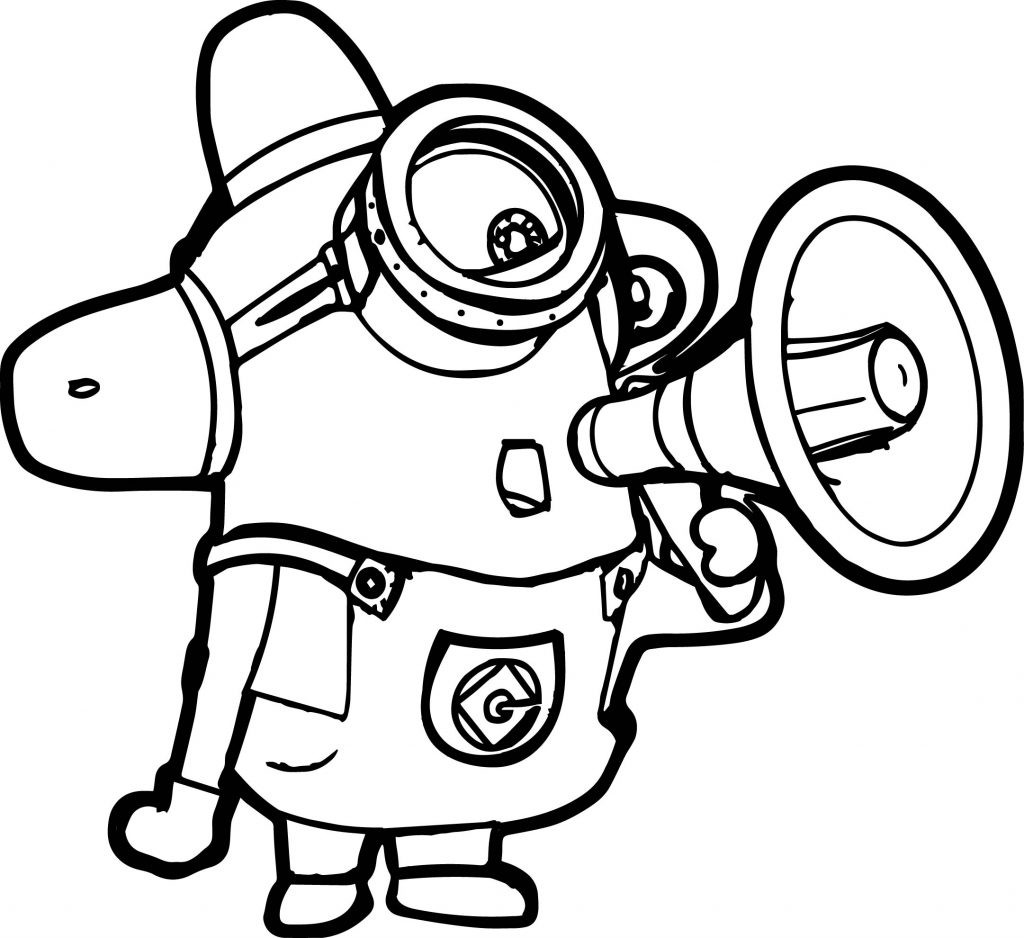 Free Printable Minions Coloring Pages
 Minion Coloring Pages Best Coloring Pages For Kids