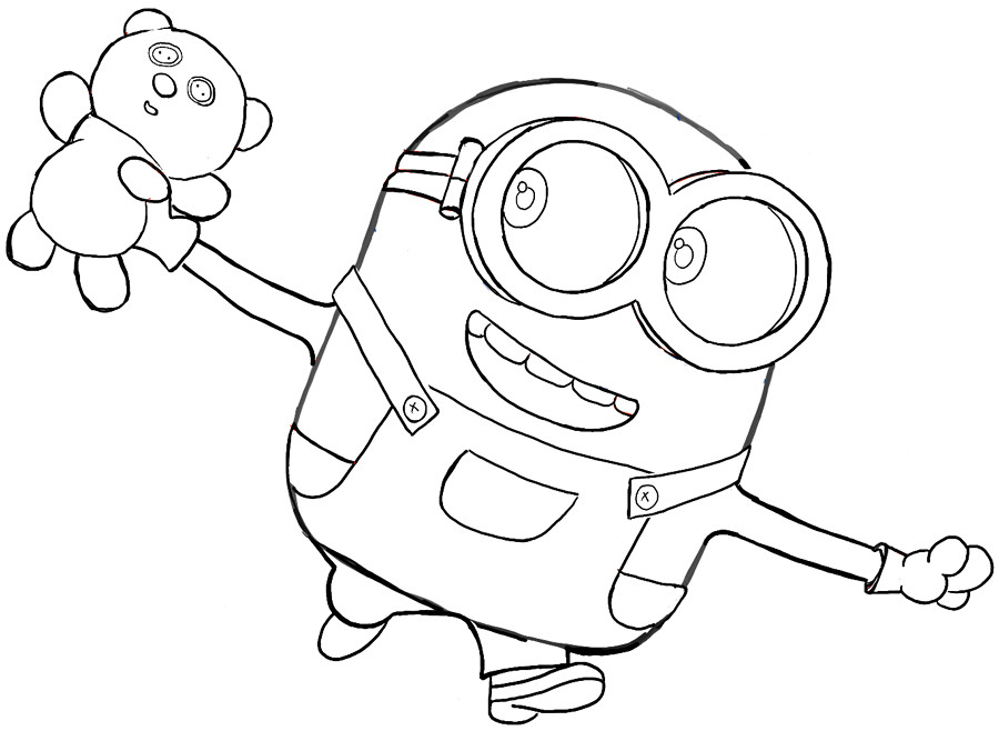 Free Printable Minions Coloring Pages
 Minion Coloring Pages Best Coloring Pages For Kids