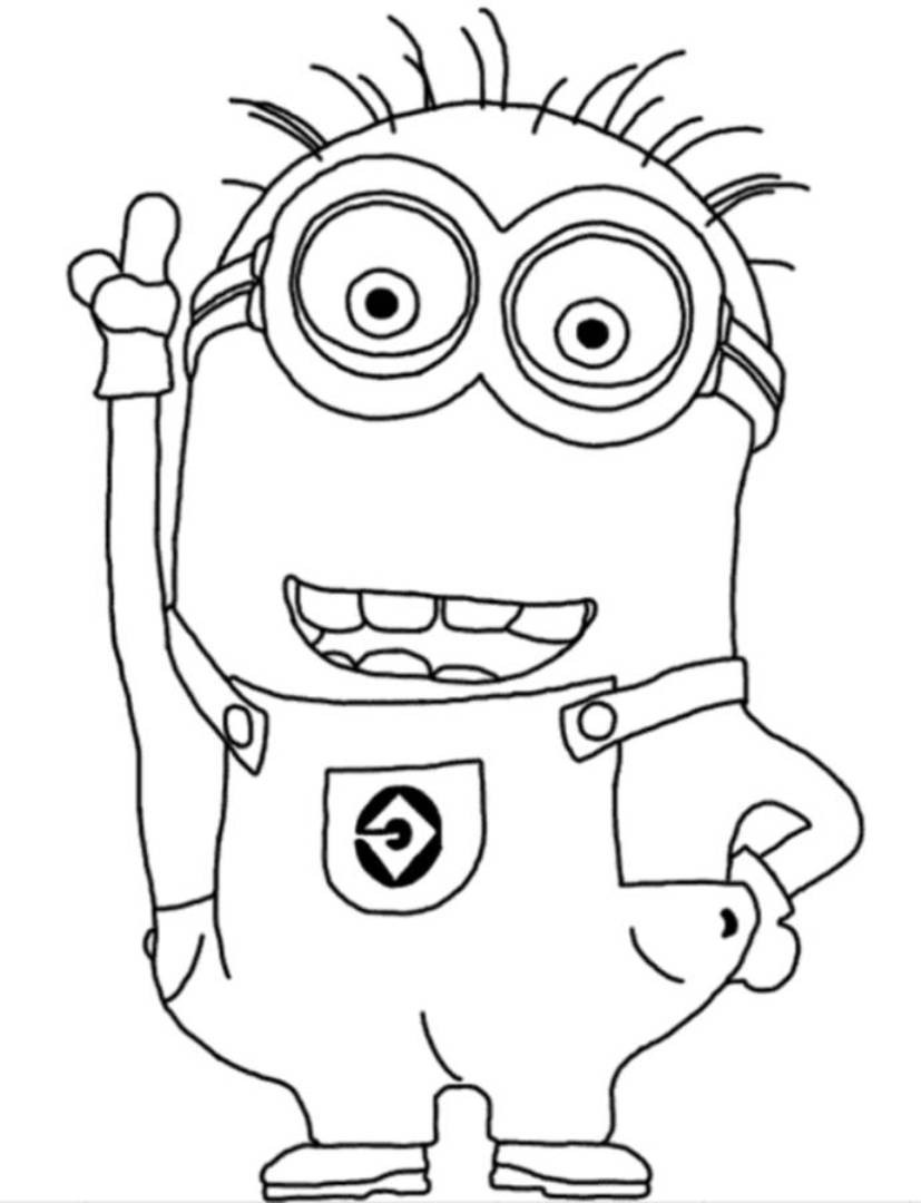 Free Printable Minions Coloring Pages
 minion coloring pages