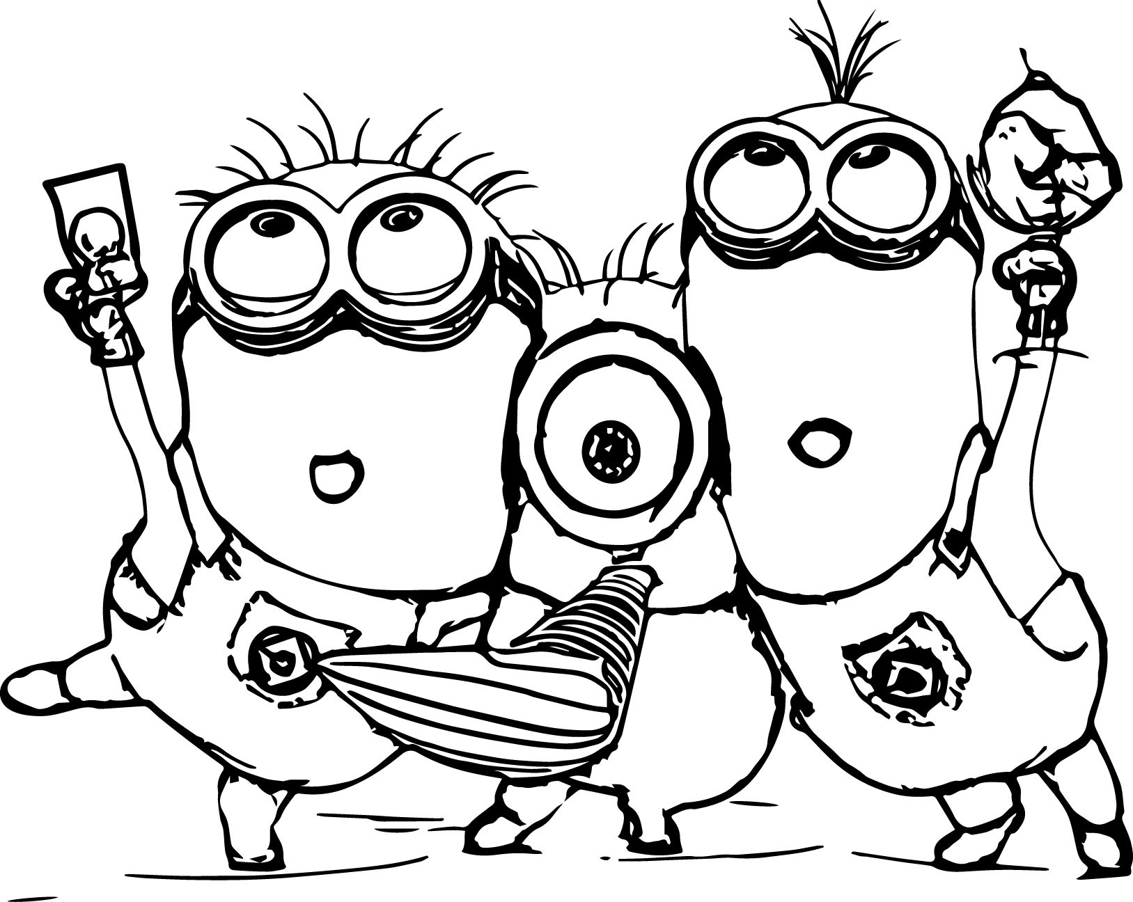 Free Printable Minions Coloring Pages
 Minion Coloring Pages Best Coloring Pages For Kids