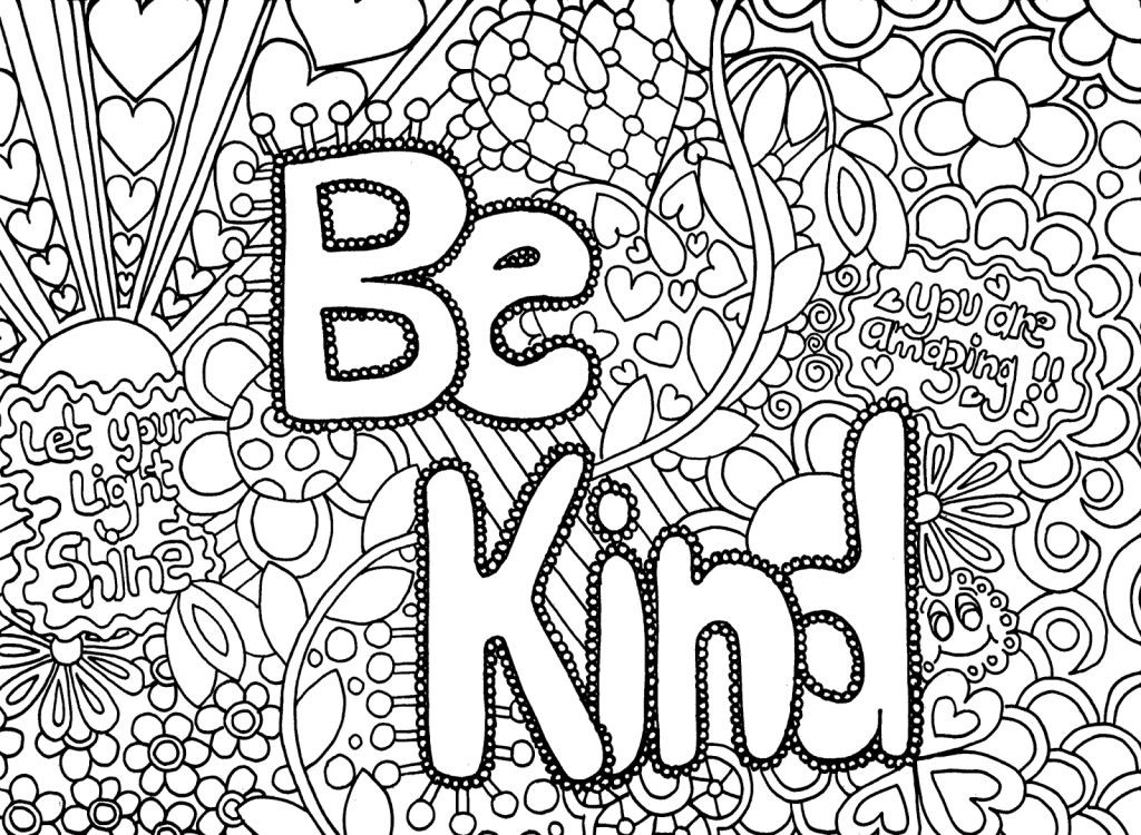 Free Printable Quote Coloring Pages For Adults
 Free Printable Coloring Pages For Adults Quotes Adults