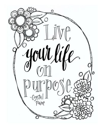 Free Printable Quote Coloring Pages For Adults
 adult coloring pages free printables quotes printable