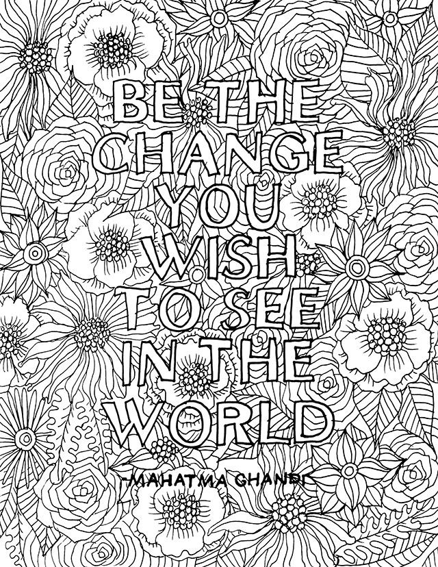 Free Printable Quote Coloring Pages For Adults
 free printable coloring pages for adults quotes