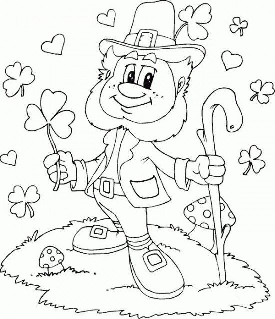 Free Printable St Patrick Day Coloring Pages
 Leprechaun Coloring Page C0lor