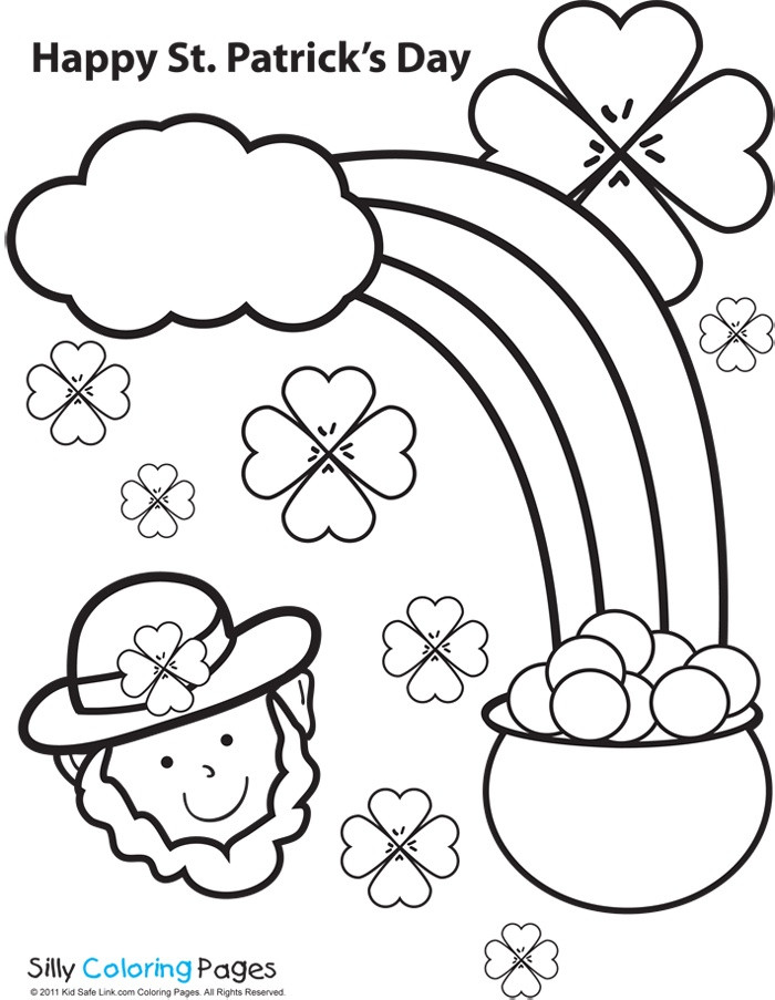 Free Printable St Patrick Day Coloring Pages
 Free Printable St Patrick Day Worksheets AZ Coloring Pages