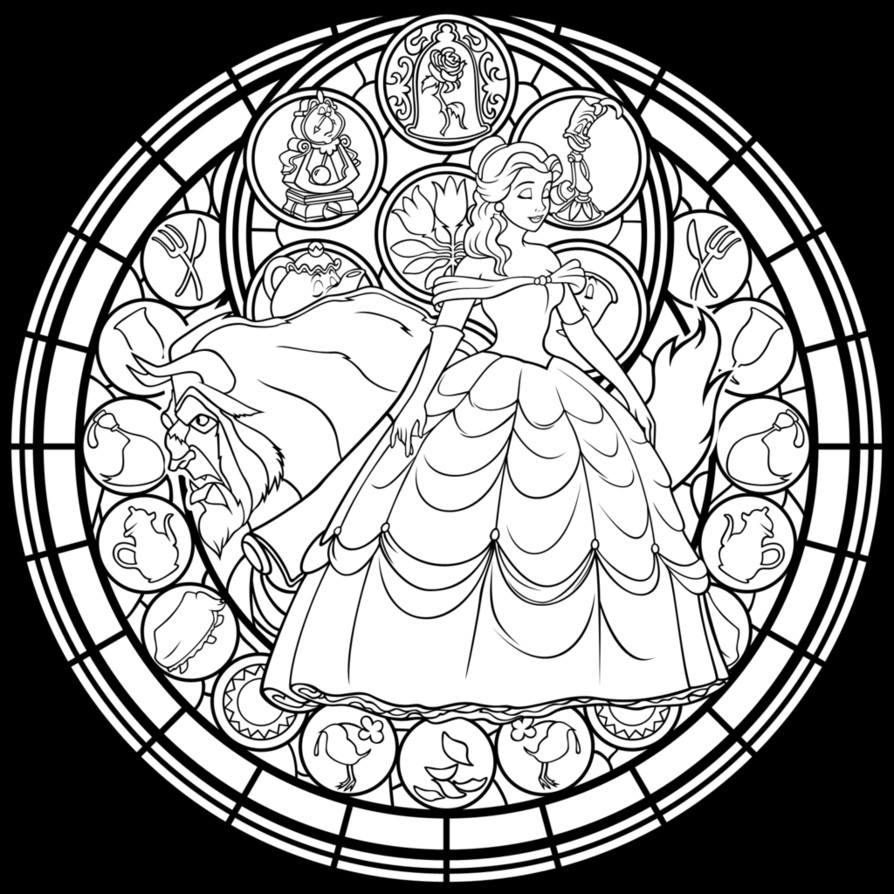 Free Printable Stained Glass Coloring Pages For Adults
 Printable Adult Coloring Pages Stained Glass AZ Coloring